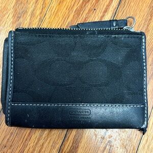 Coach Card Case Black